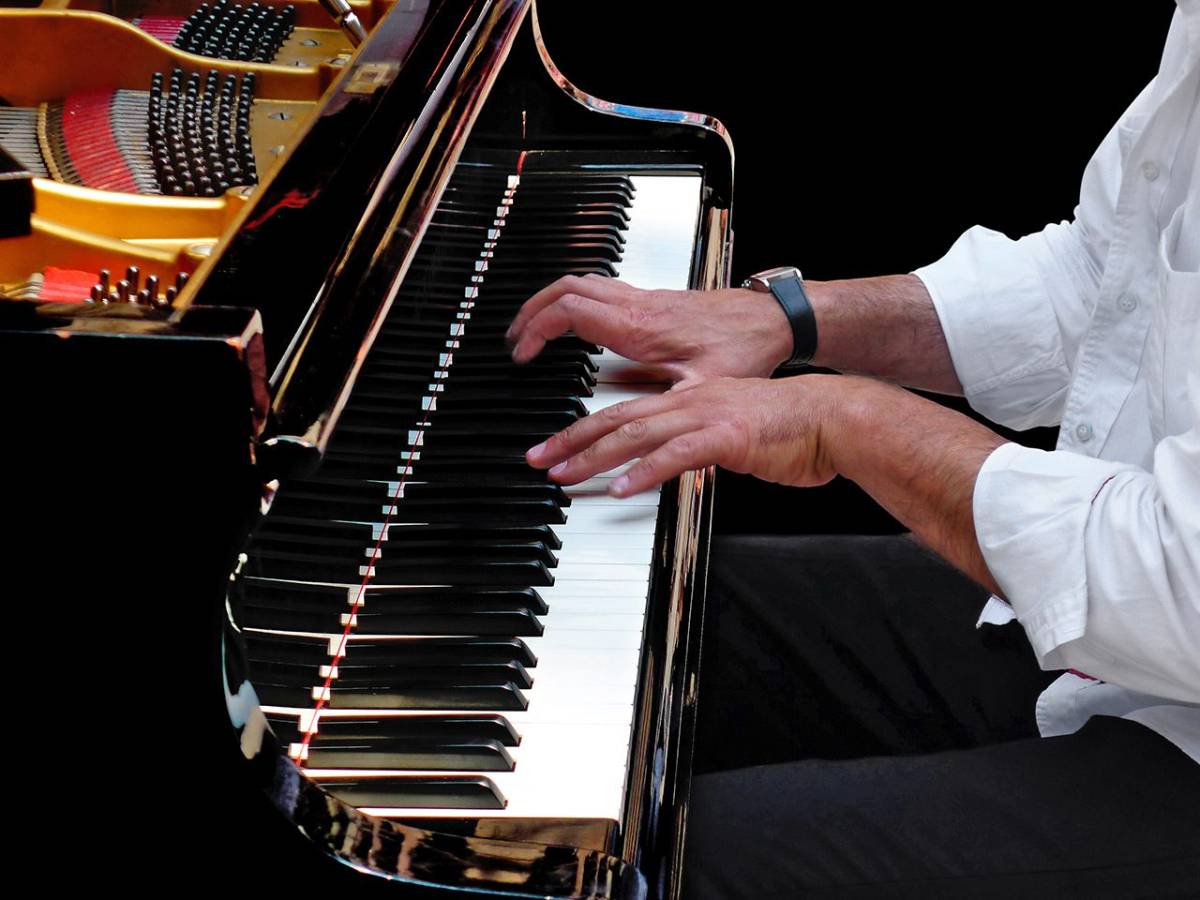 Concert Pianist at Grand Piano