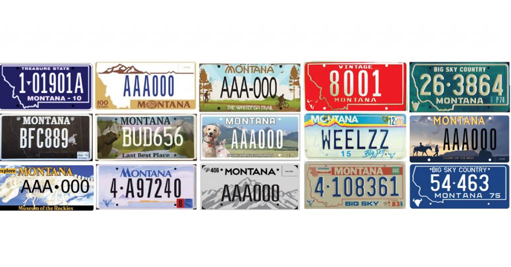 Montana License Plates