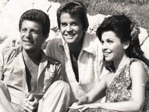 Frankie and Annette Hit the Beach Photo of Annette Funiccello and Frankie Avalon with Dick Tracy