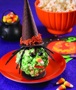 witchy popcorn ball