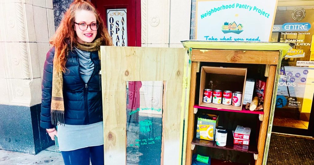 Jessica Anderson-Eller, founder of the Neighborhood Food Pantry project