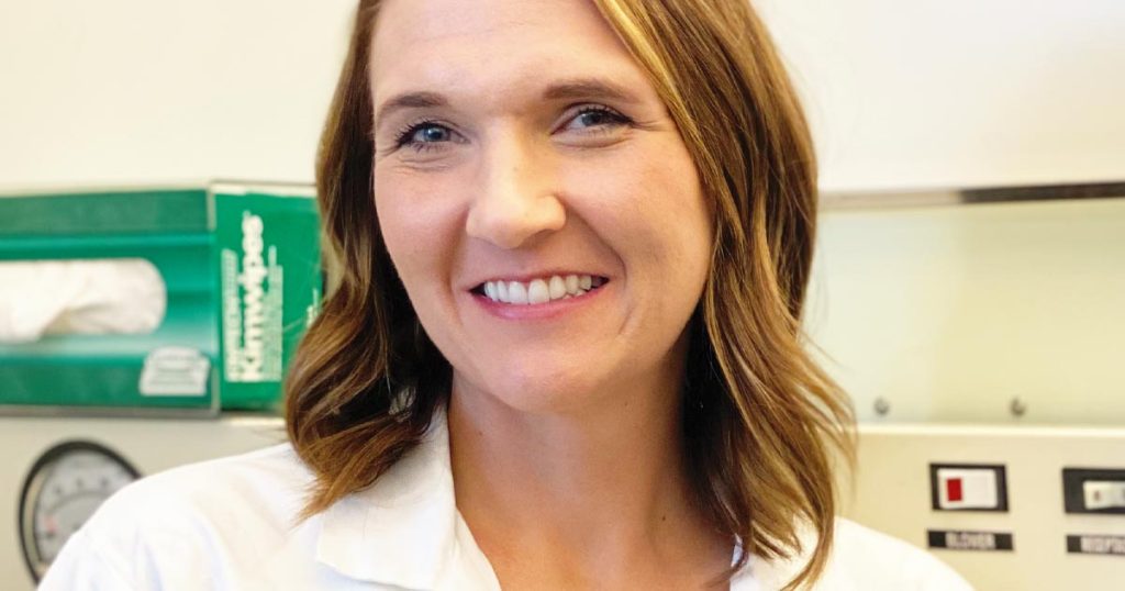 Dr. Tiffany Hensley-McBain, recipient of an Alzheimer's research grant