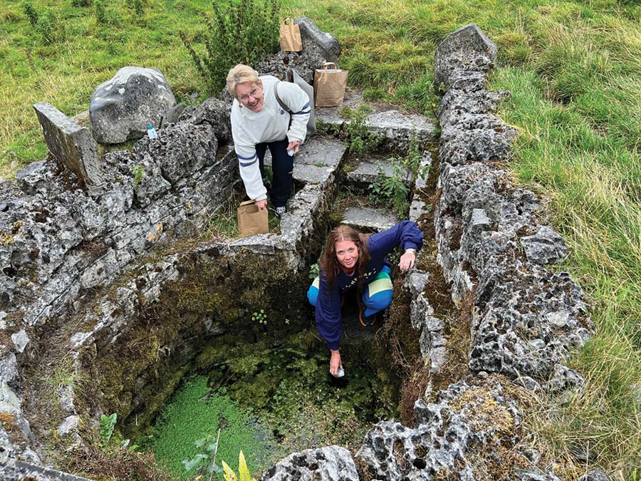 St. Patrick Spoke to Us at a Spring in an Irish Field of Sheep