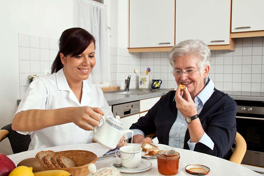 Caregiver and patient