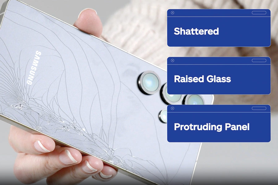 Cracked cellphone